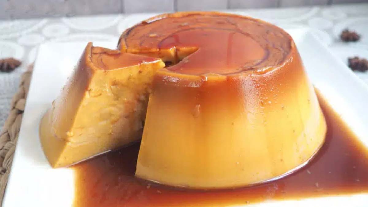 Flan mit Nougat