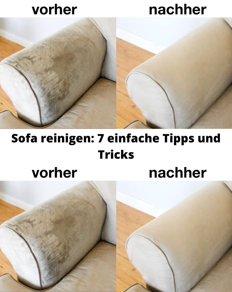 Sofa reinigen: 7 einfache Tipps und Tricks