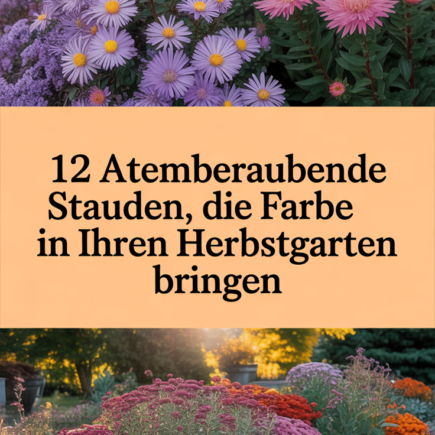 12 atemberaubende Stauden, die Farbe in Ihren Herbstgarten bringen