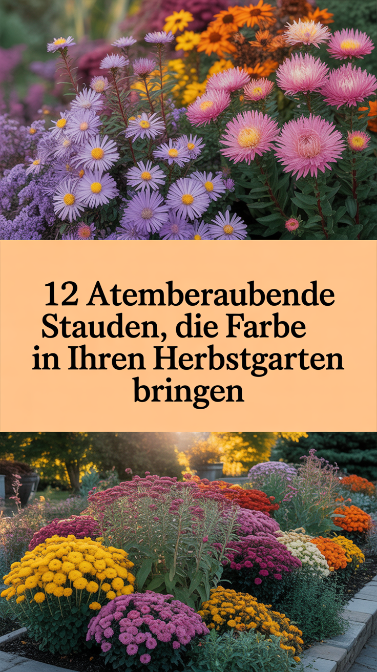 12 atemberaubende Stauden, die Farbe in Ihren Herbstgarten bringen