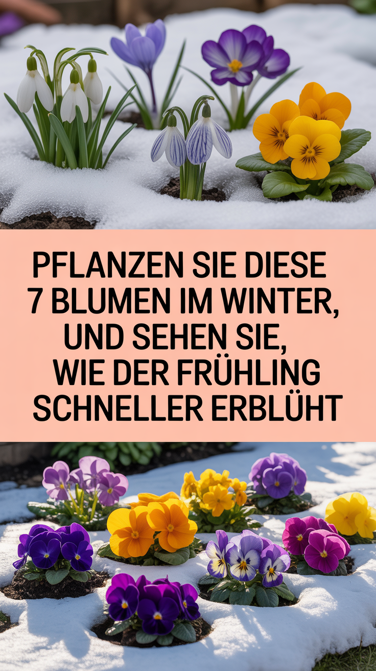 Pflanzen Sie diese 7 Blumen im Winter und sehen Sie, wie der Frühling schneller erblüht