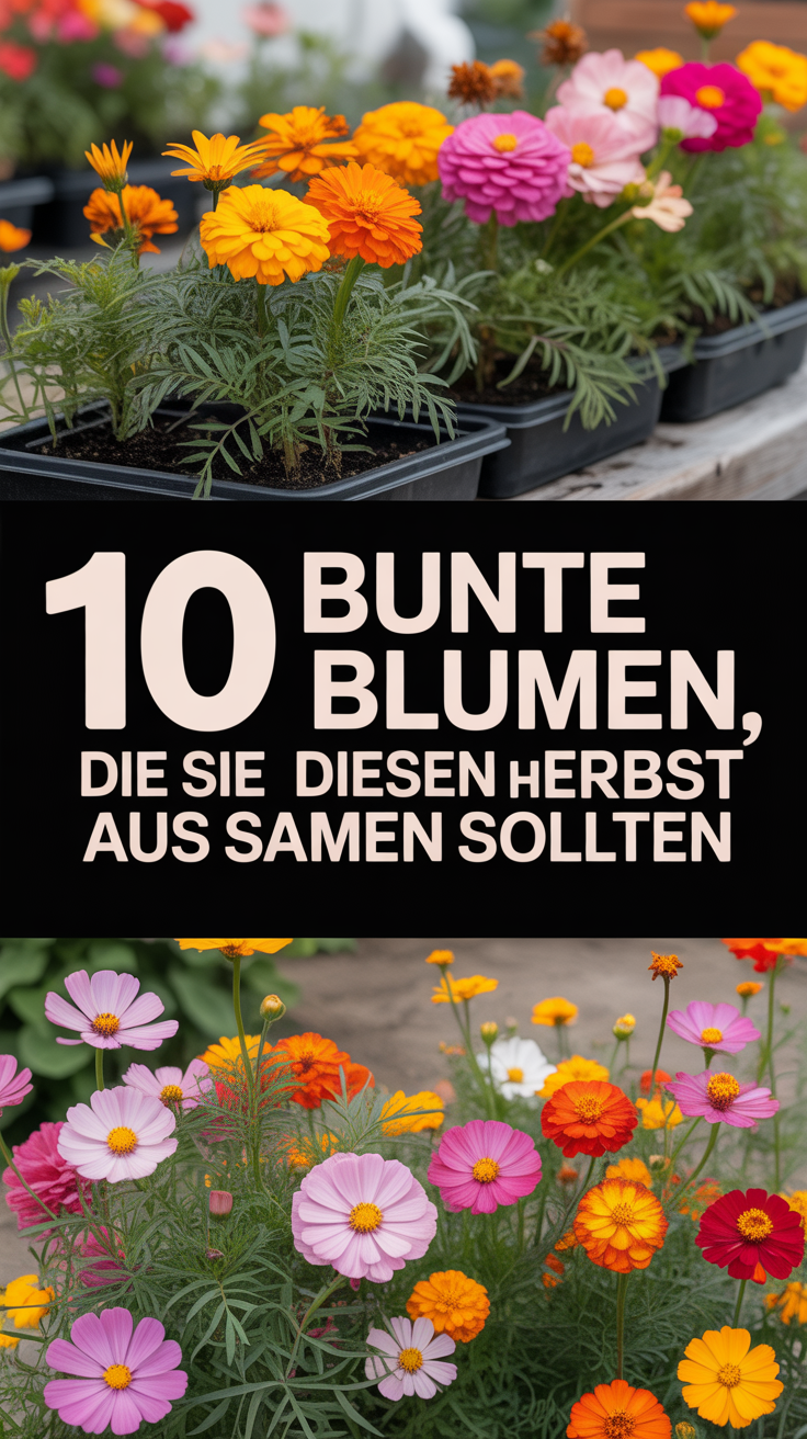 10 Bunte Blumen, Die Sie Diesen Herbst Aus Samen Ziehen Sollten