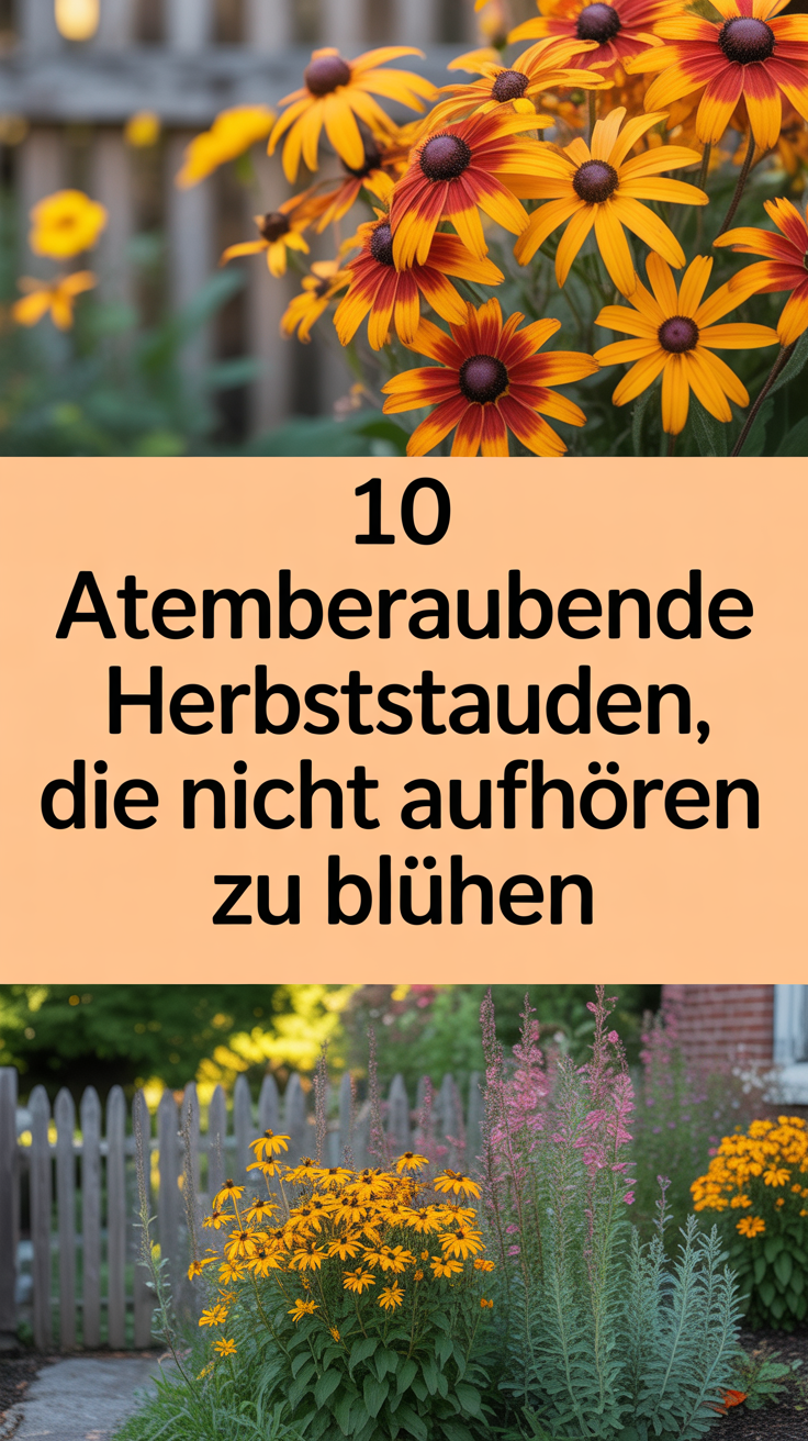 10 atemberaubende Herbststauden, die nicht aufhören zu blühen