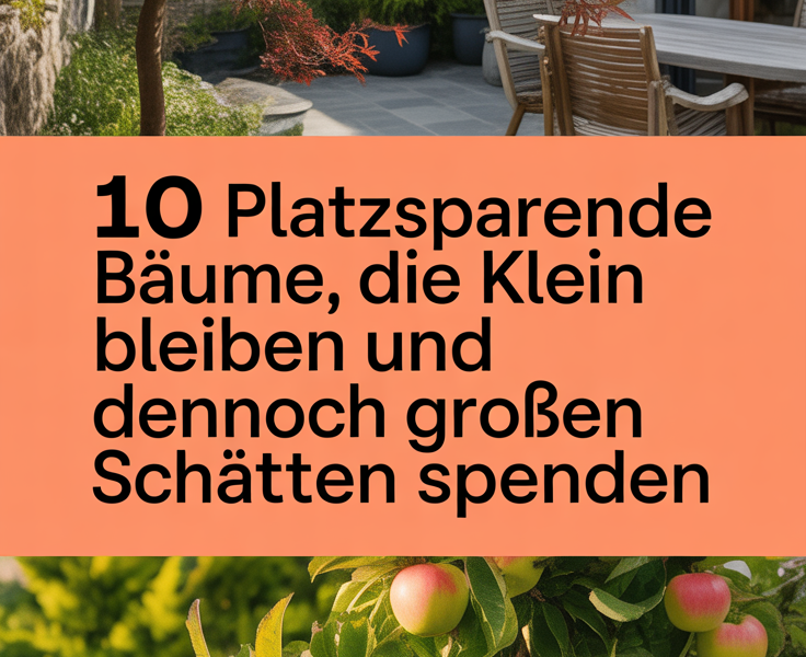 10 platzsparende Bäume, die klein bleiben und dennoch großen Schatten spenden