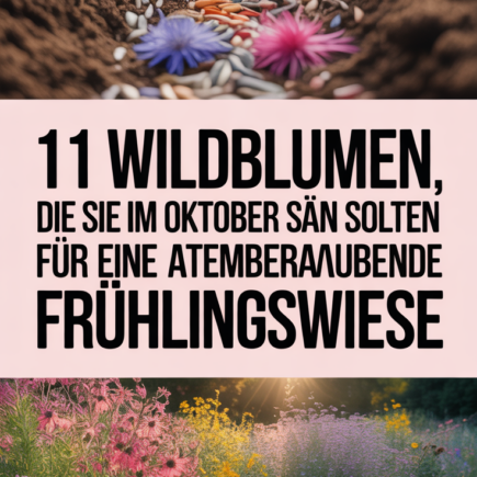 11 Wildblumen, die Sie im Oktober säen sollten für eine atemberaubende Frühlingswiese