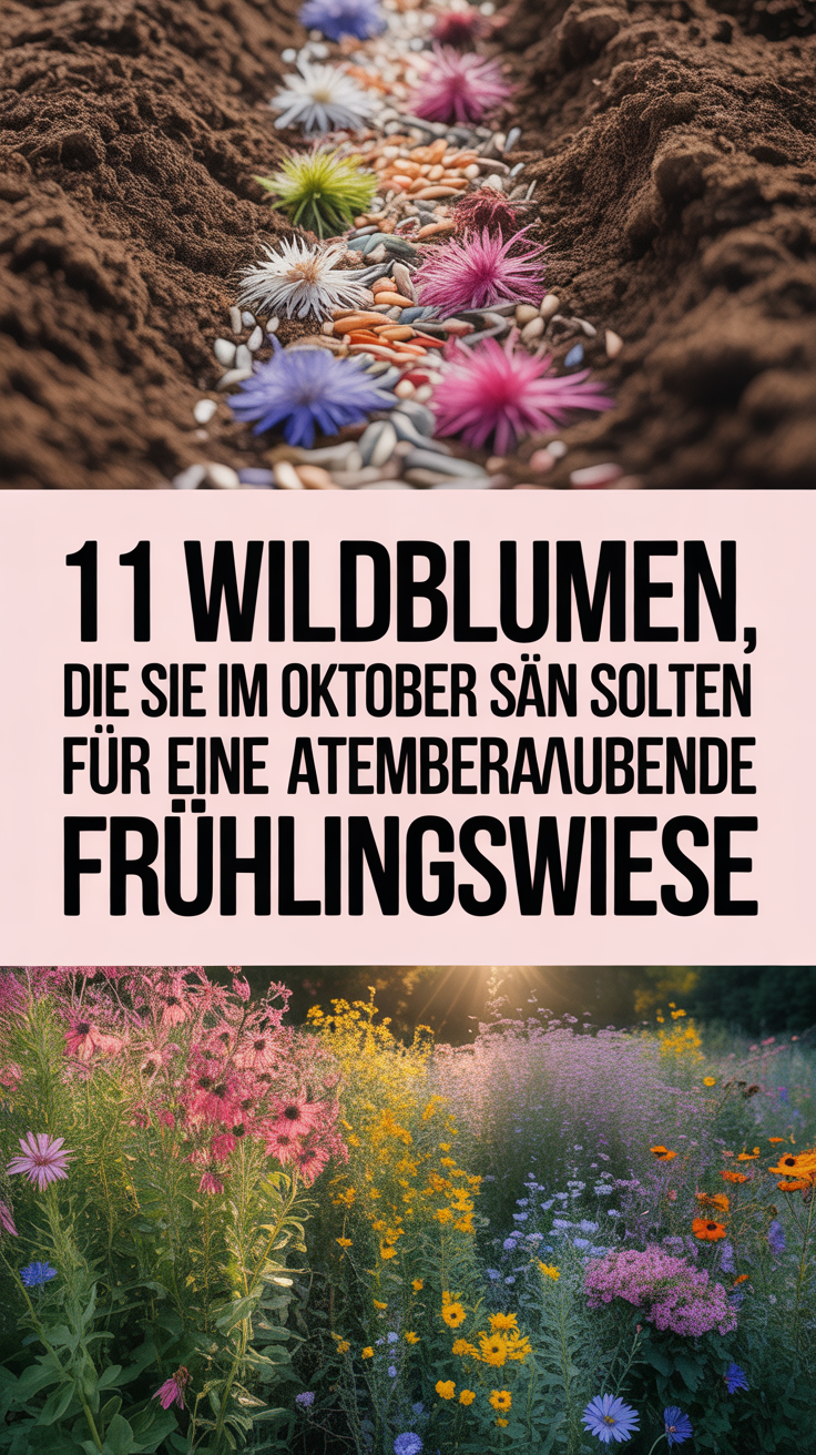 11 Wildblumen, die Sie im Oktober säen sollten für eine atemberaubende Frühlingswiese