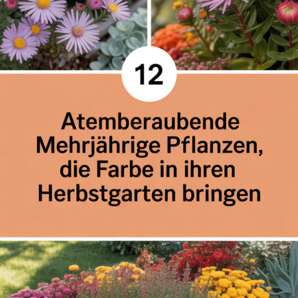 12 Atemberaubende Mehrjährige Pflanzen, die Farbe in Ihren Herbstgarten bringen