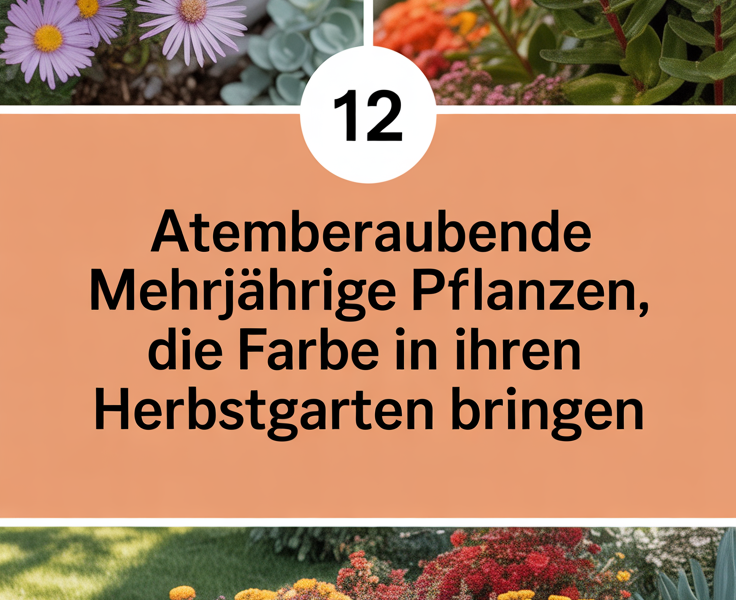12 Atemberaubende Mehrjährige Pflanzen, die Farbe in Ihren Herbstgarten bringen