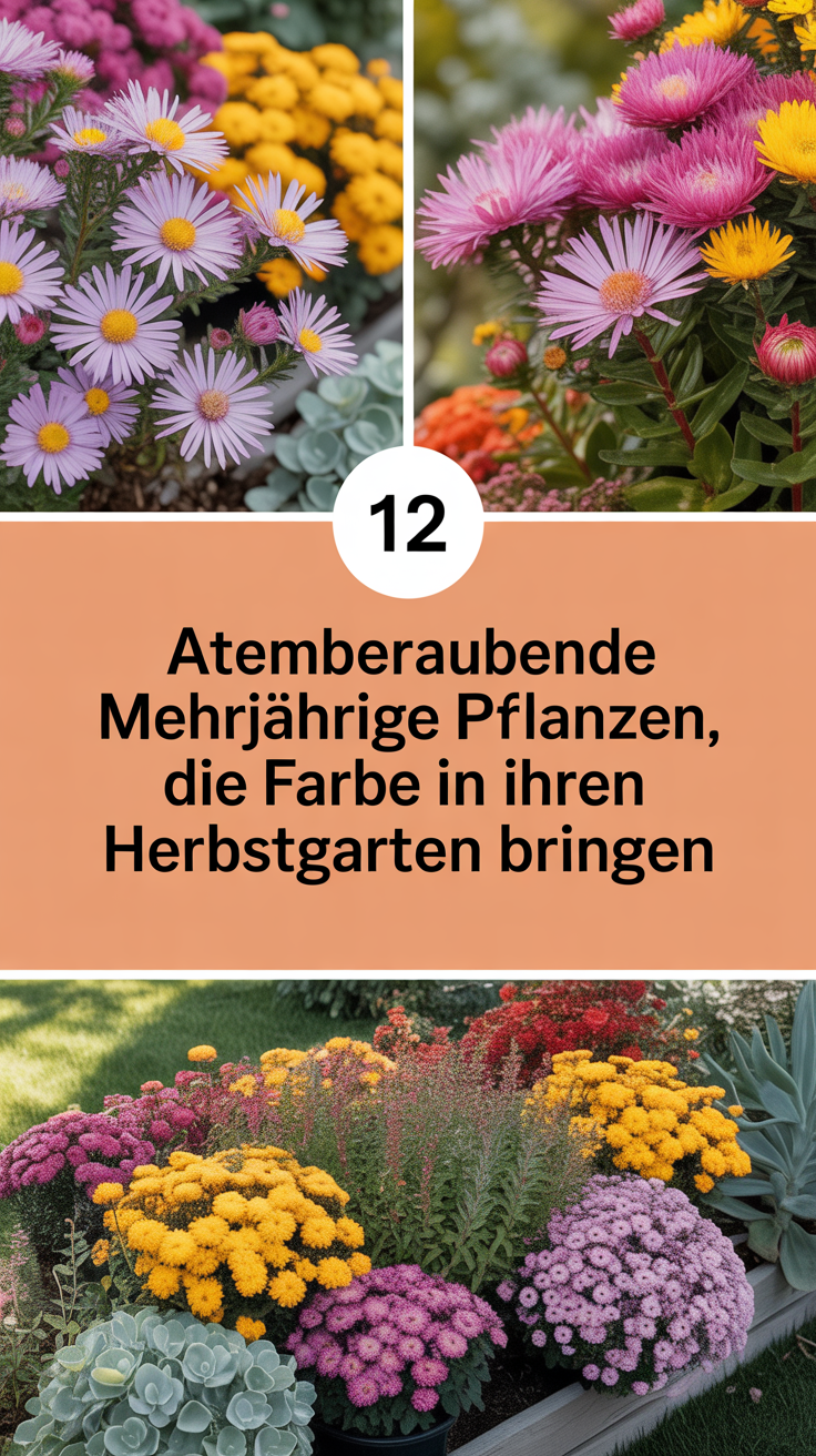 12 Atemberaubende Mehrjährige Pflanzen, die Farbe in Ihren Herbstgarten bringen