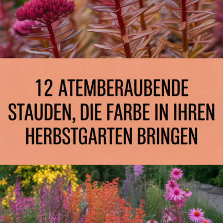 12 Atemberaubende Stauden, die Farbe in Ihren Herbstgarten bringen
