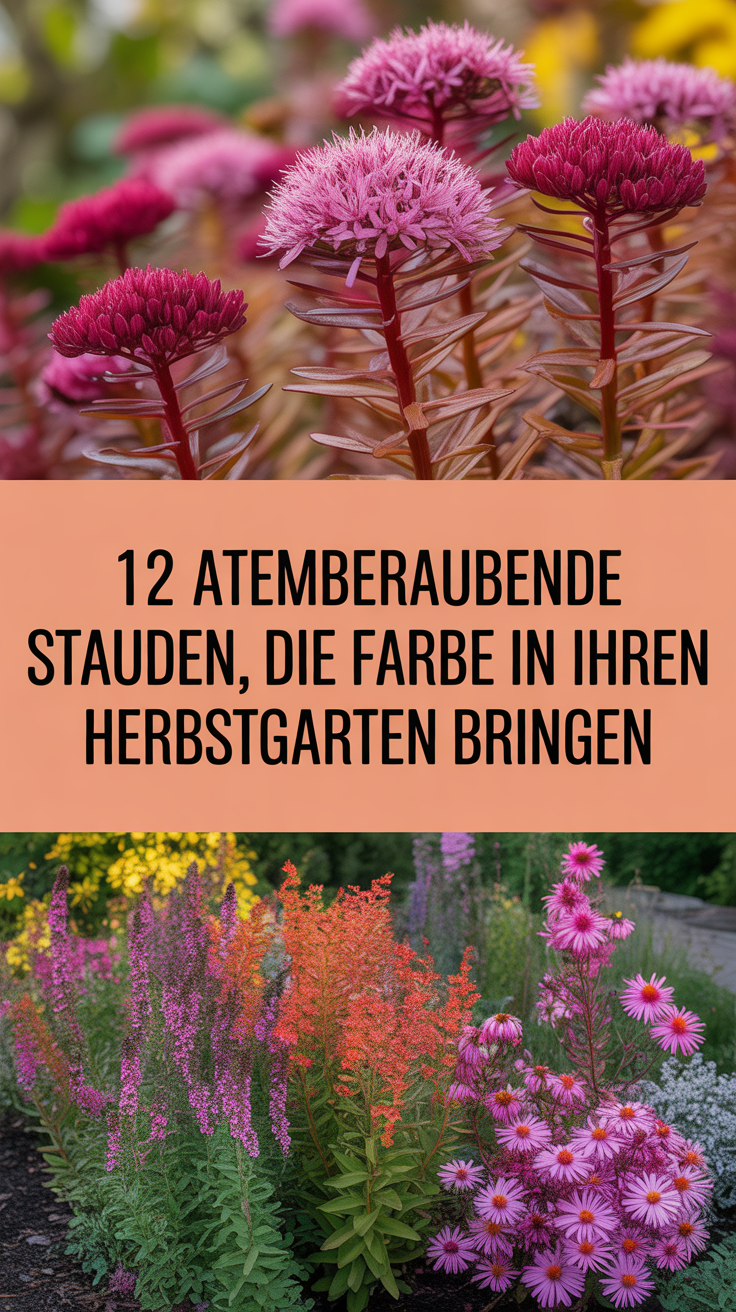 12 Atemberaubende Stauden, die Farbe in Ihren Herbstgarten bringen