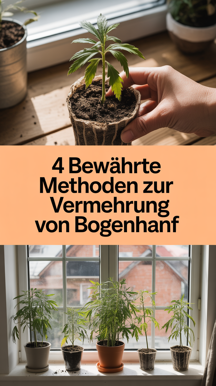 4 bewährte Methoden zur Vermehrung von Bogenhanf