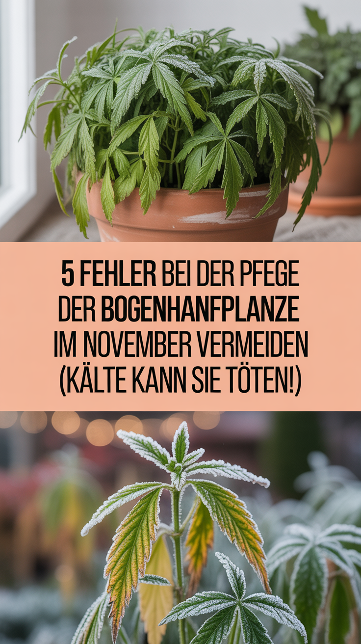 5 Fehler bei der Pflege der Bogenhanfpflanze im November vermeiden (Kälte kann sie töten!)