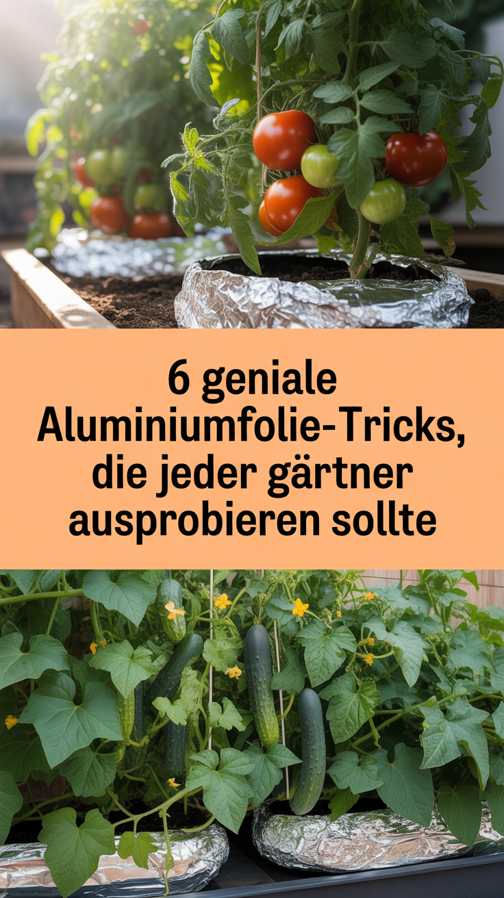 6 Geniale Aluminiumfolie-Tricks, die jeder Gärtner ausprobieren sollte