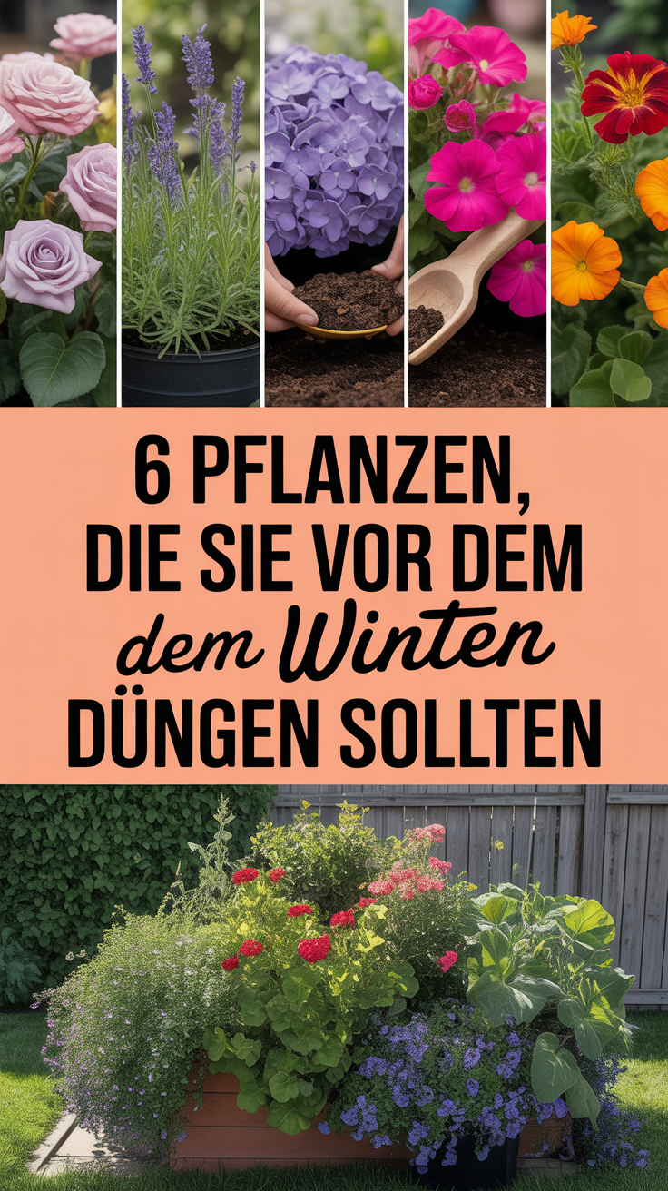 6 Pflanzen, die Sie vor dem Winter düngen sollten