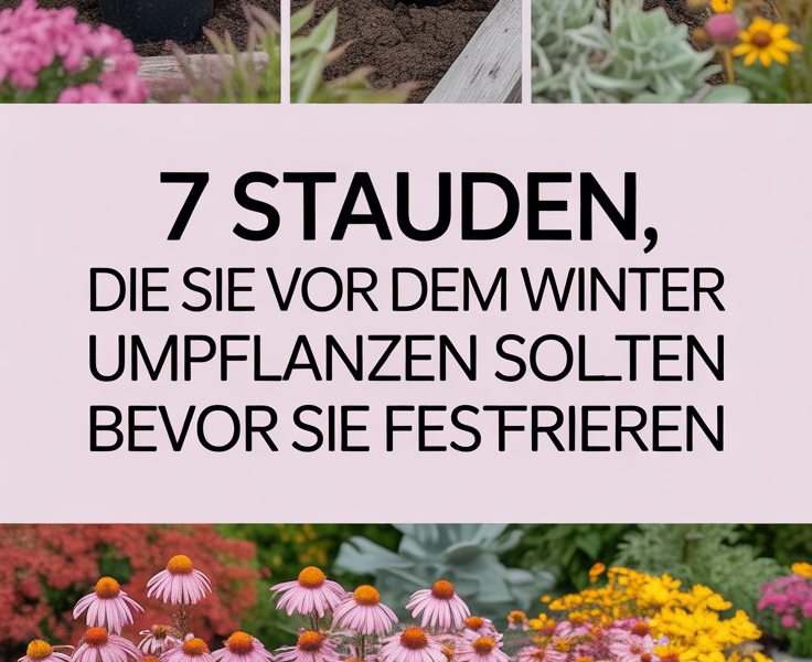 7 Stauden, die Sie vor dem Winter umpflanzen sollten, bevor sie festfrieren