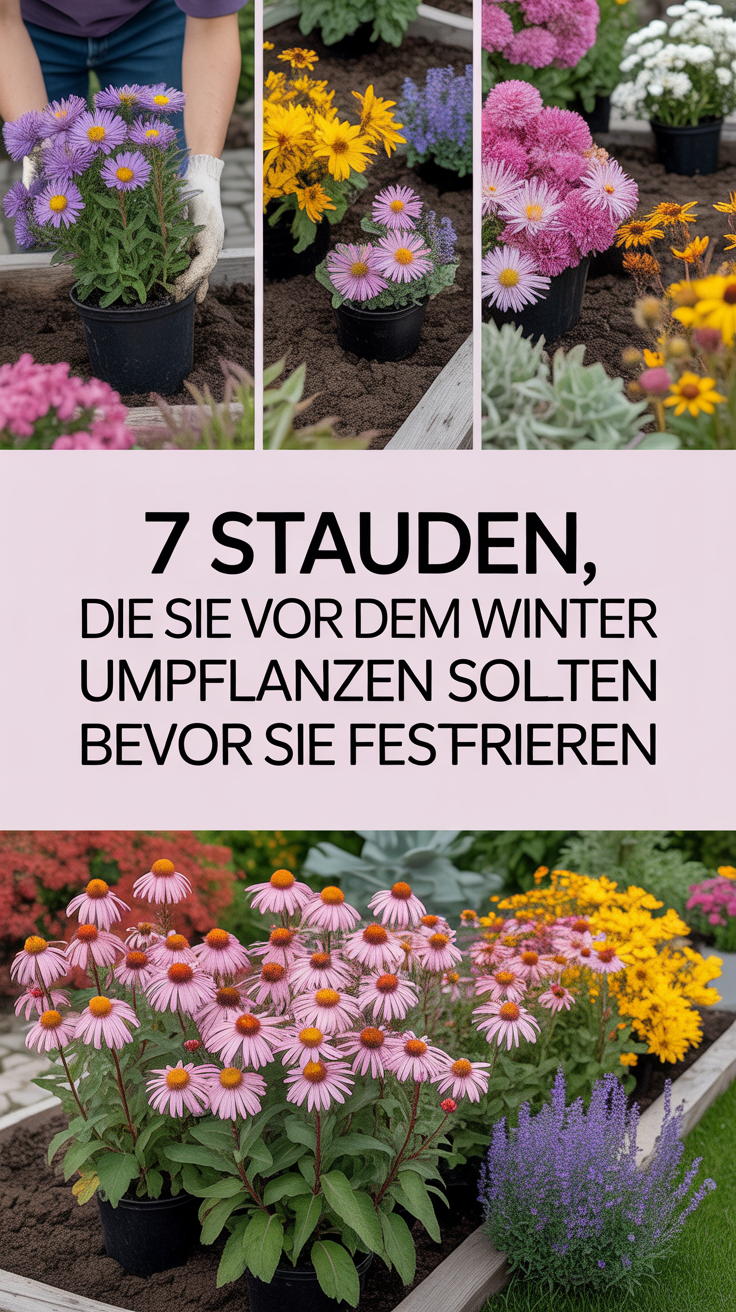 7 Stauden, die Sie vor dem Winter umpflanzen sollten, bevor sie festfrieren