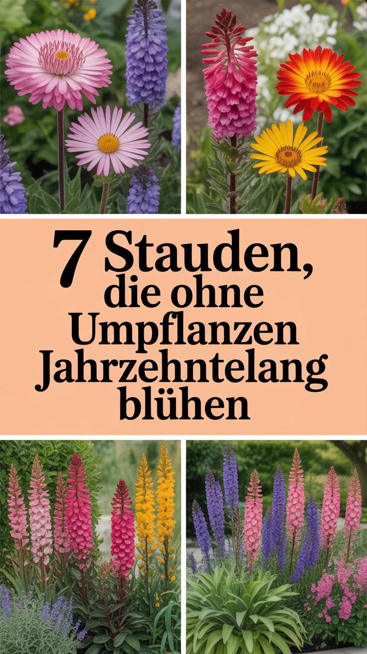 7 Stauden, die ohne Umpflanzen jahrzehntelang blühen