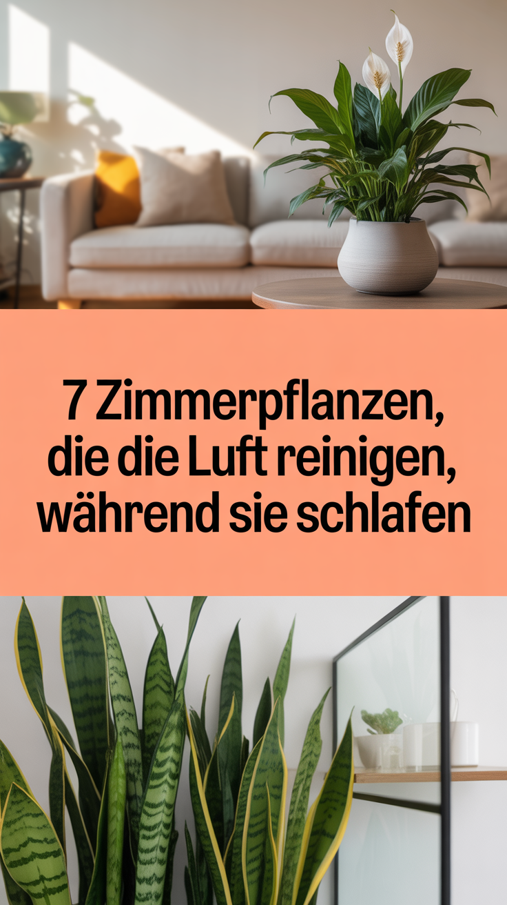 7 Zimmerpflanzen, die die Luft reinigen, während Sie schlafen