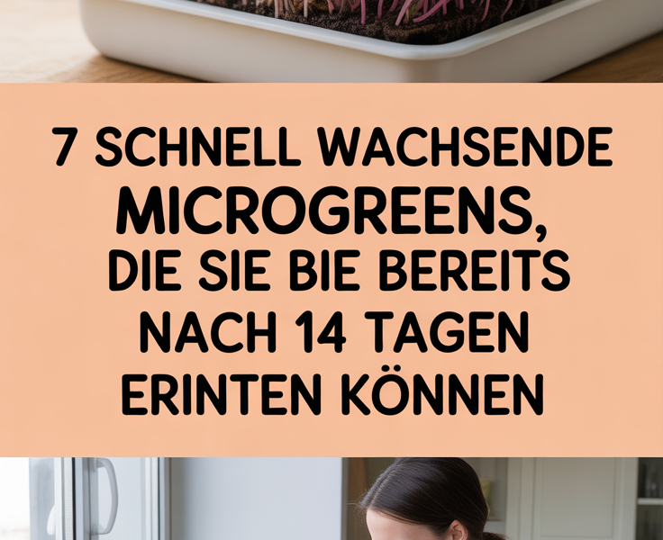 7 schnell wachsende Microgreens, die Sie bereits nach 14 Tagen drinnen ernten können