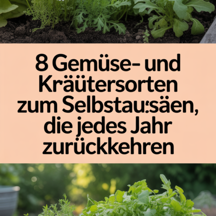 8 Gemüse- und Kräutersorten zum Selbstaussäen, die jedes Jahr zurückkehren