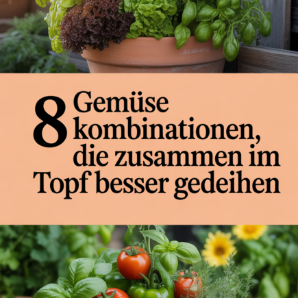 8 Gemüsekombinationen, die zusammen im Topf besser gedeihen