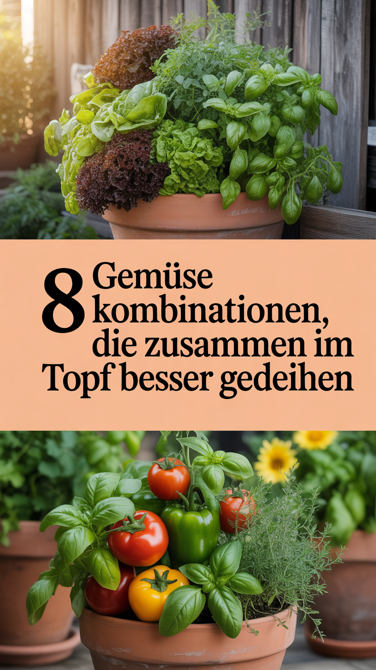 8 Gemüsekombinationen, die zusammen im Topf besser gedeihen