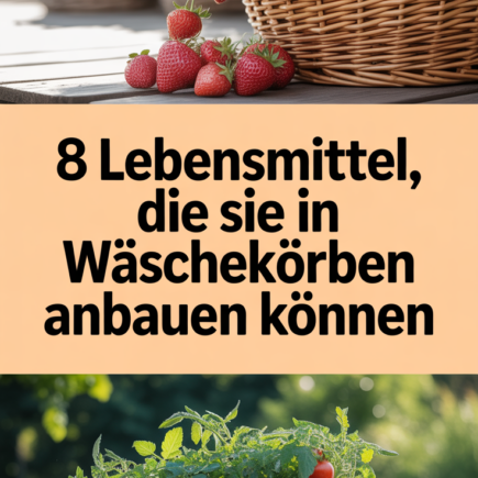 8 Lebensmittel, die Sie in Wäschekörben anbauen können