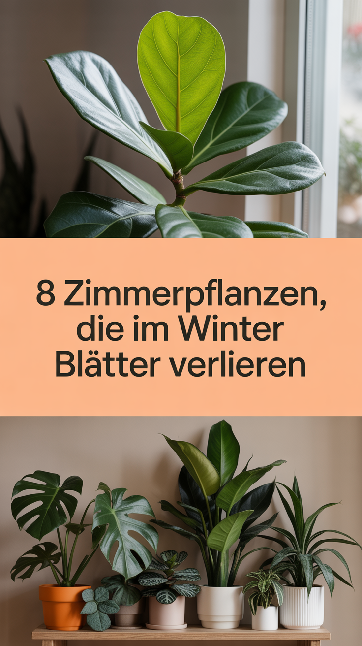 8 Zimmerpflanzen, die im Winter Blätter verlieren