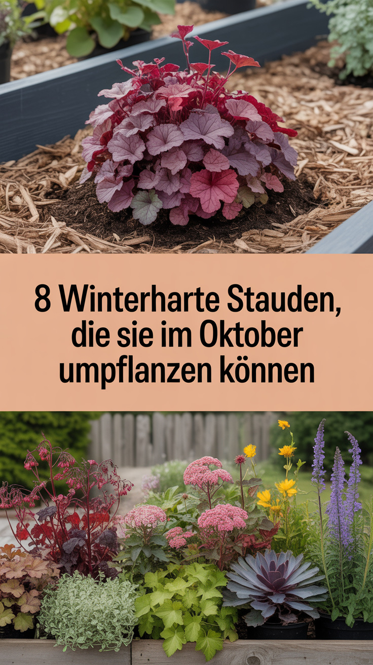 8 winterharte Stauden, die Sie im Oktober problemlos umpflanzen können