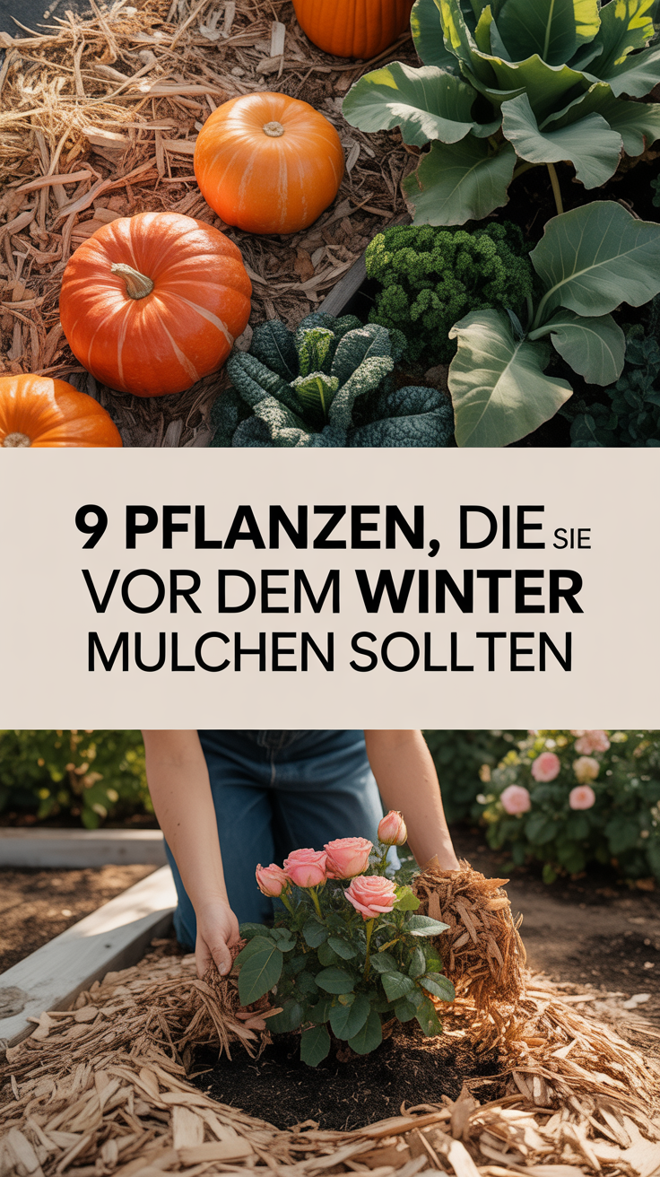 9 Pflanzen, die Sie vor dem Winter mulchen sollten