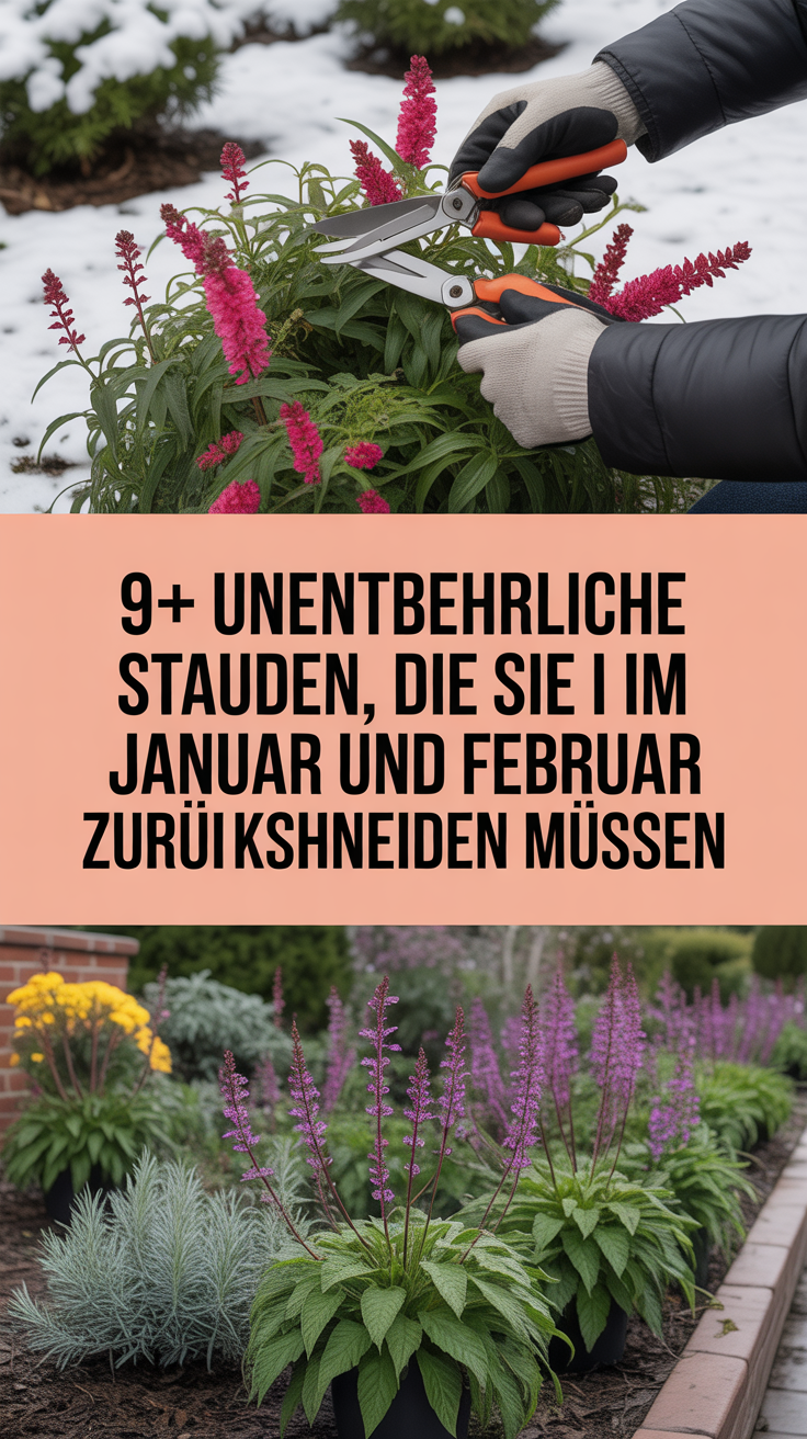 9+ Unentbehrliche Stauden, die Sie im Januar und Februar zurückschneiden müssen