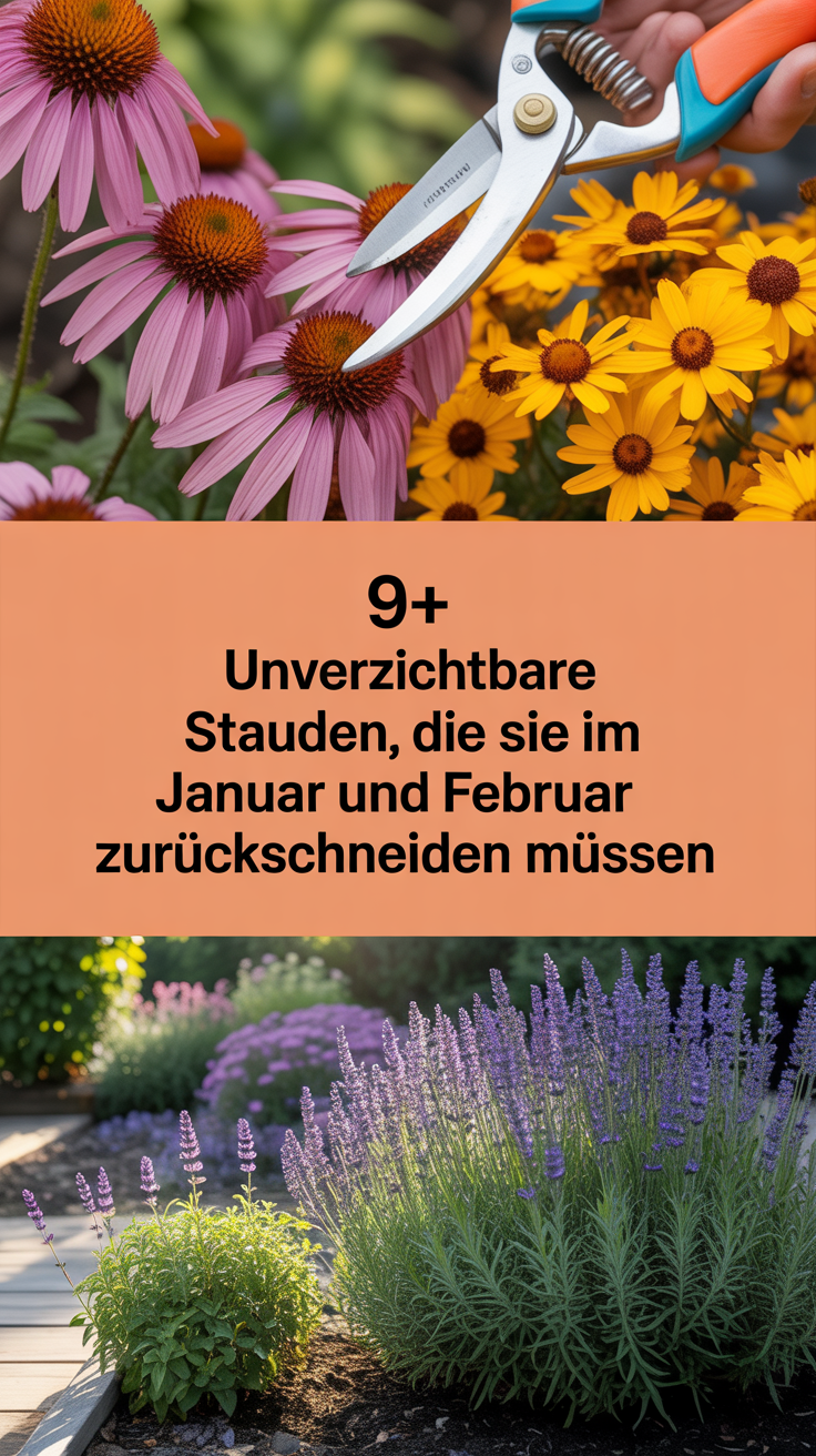 9+ Unverzichtbare Stauden, die Sie im Januar und Februar zurückschneiden müssen