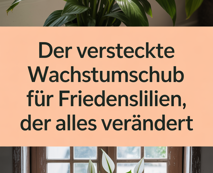 Der versteckte Wachstumsschub für Friedenslilien, der alles verändert