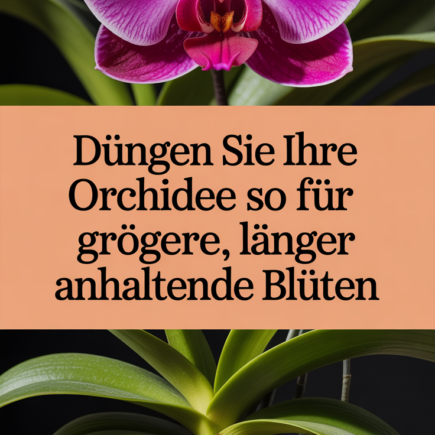 Düngen Sie Ihre Orchidee so für größere, länger anhaltende Blüten