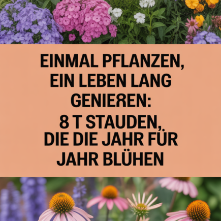 Einmal pflanzen, ein Leben lang genießen: 8 Stauden, die Jahr für Jahr blühen