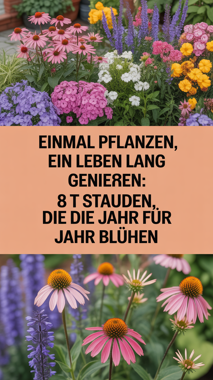 Einmal pflanzen, ein Leben lang genießen: 8 Stauden, die Jahr für Jahr blühen