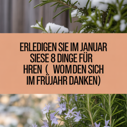 Erledigen Sie im Januar diese 8 Dinge für Ihren Rosmarin (Sie werden sich im Frühjahr danken)