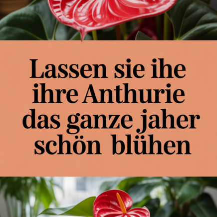 Lassen Sie Ihre Anthurie das ganze Jahr über schön blühen