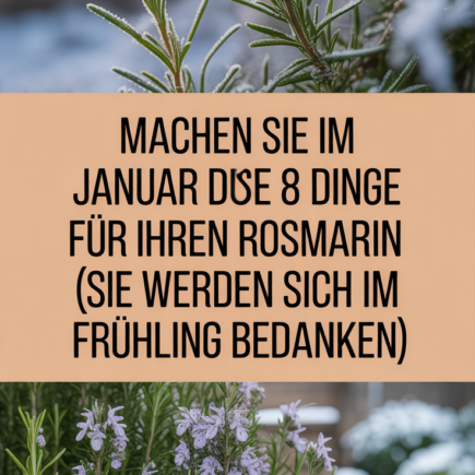 Machen Sie im Januar diese 8 Dinge für Ihren Rosmarin (Sie werden sich im Frühling bedanken)