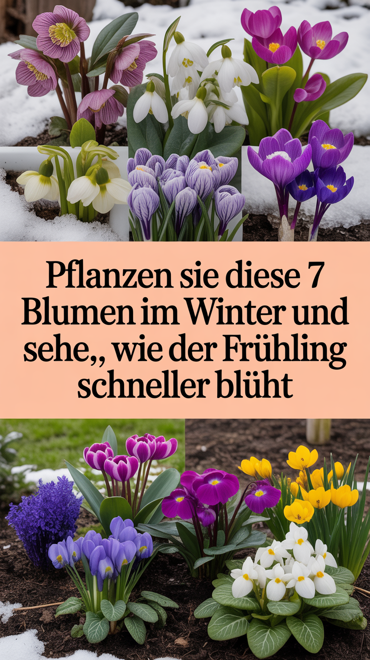 Pflanzen Sie diese 7 Blumen im Winter und sehen Sie, wie der Frühling schneller blüht