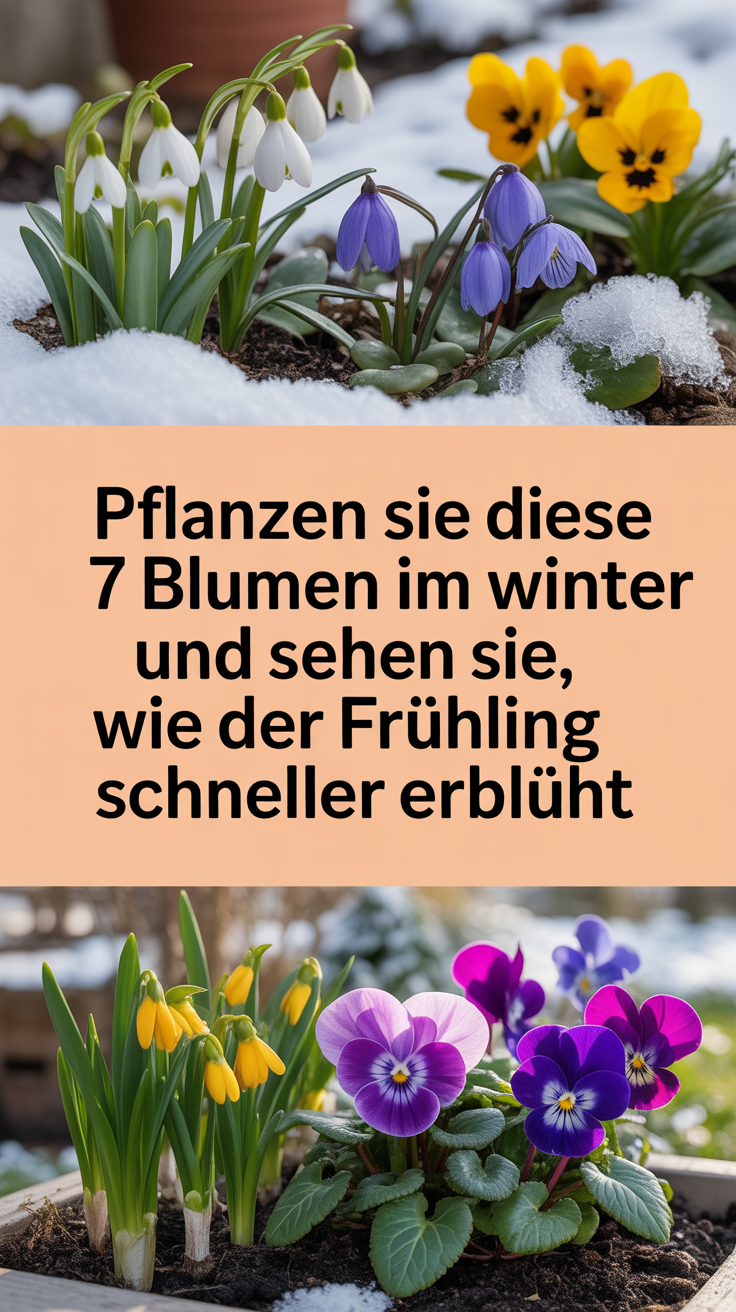 Pflanzen Sie diese 7 Blumen im Winter und sehen Sie, wie der Frühling schneller erblüht
