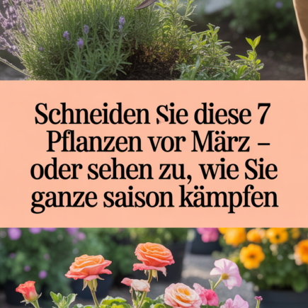 Schneiden Sie diese 7 Pflanzen vor März – oder sehen Sie zu, wie sie die ganze Saison kämpfen