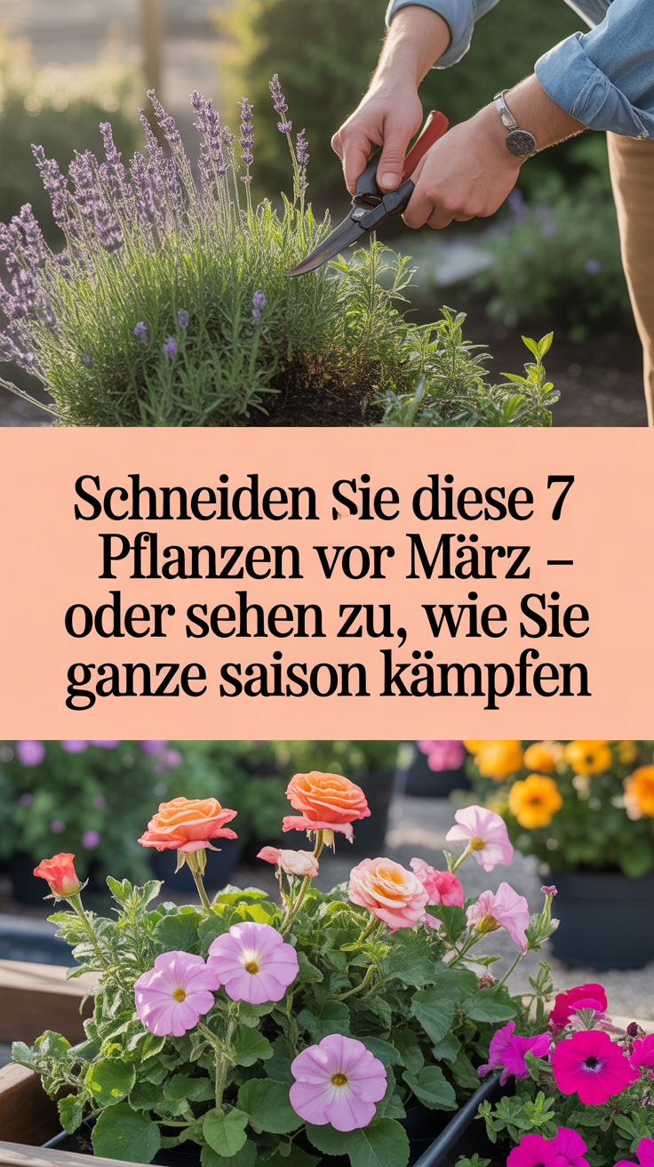 Schneiden Sie diese 7 Pflanzen vor März – oder sehen Sie zu, wie sie die ganze Saison kämpfen