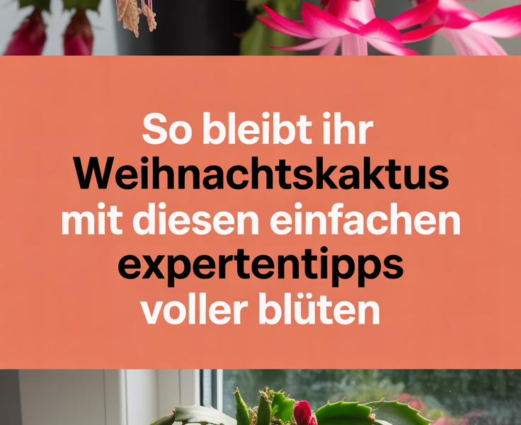 So bleibt Ihr Weihnachtskaktus mit diesen einfachen Expertentipps voller Blüten