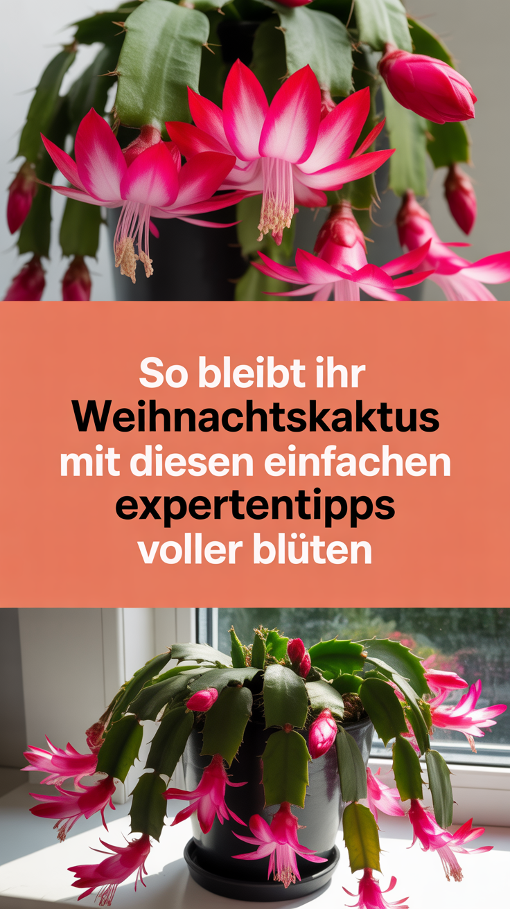 So bleibt Ihr Weihnachtskaktus mit diesen einfachen Expertentipps voller Blüten