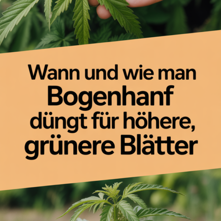 Wann und wie man Bogenhanf düngt für höhere, grünere Blätter