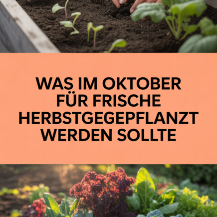 Was im Oktober für frische Herbstgemüse gepflanzt werden sollte
