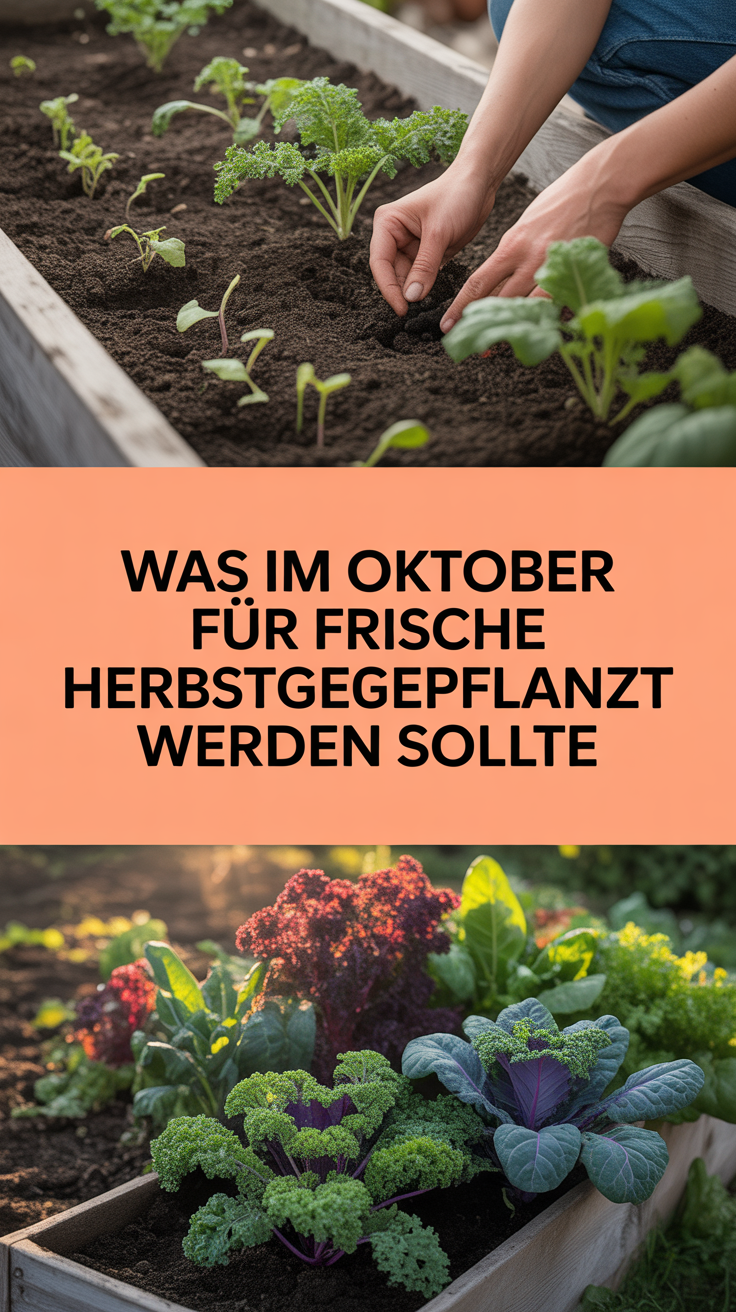 Was im Oktober für frische Herbstgemüse gepflanzt werden sollte