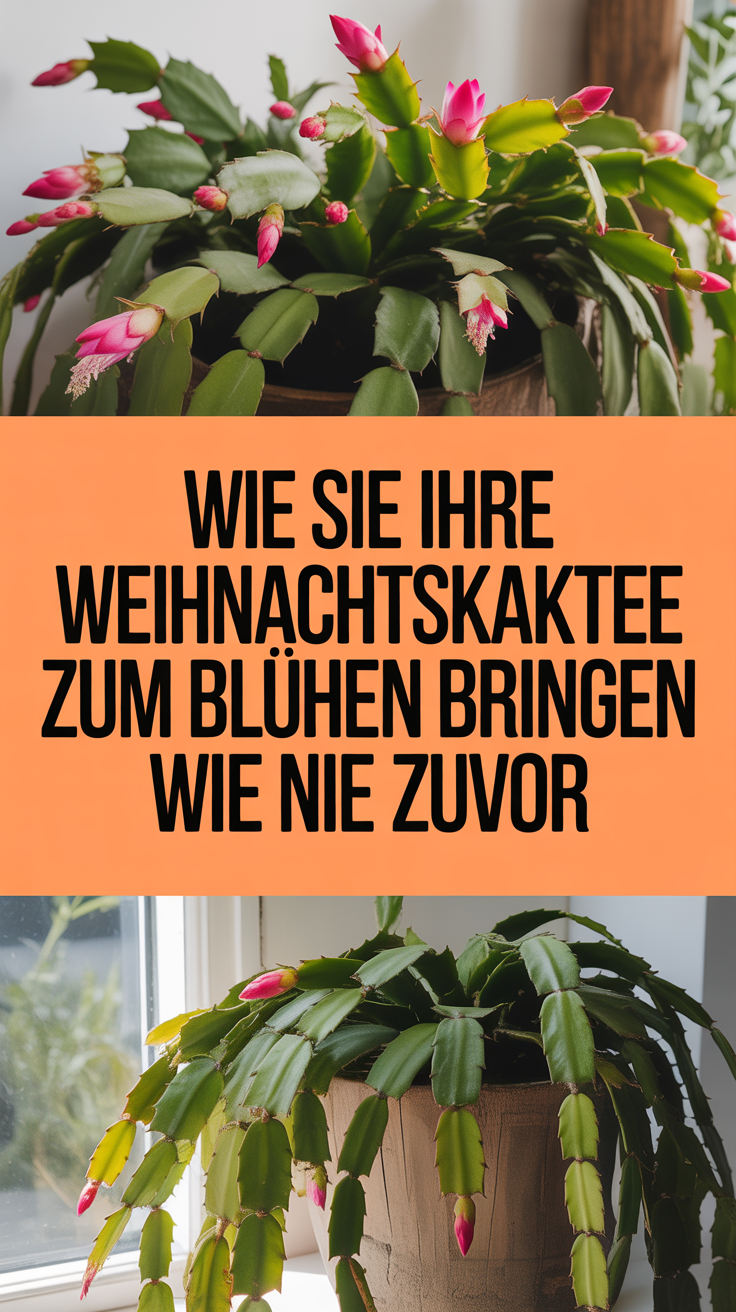 Wie Sie Ihre Weihnachtskaktee zum Blühen bringen wie nie zuvor